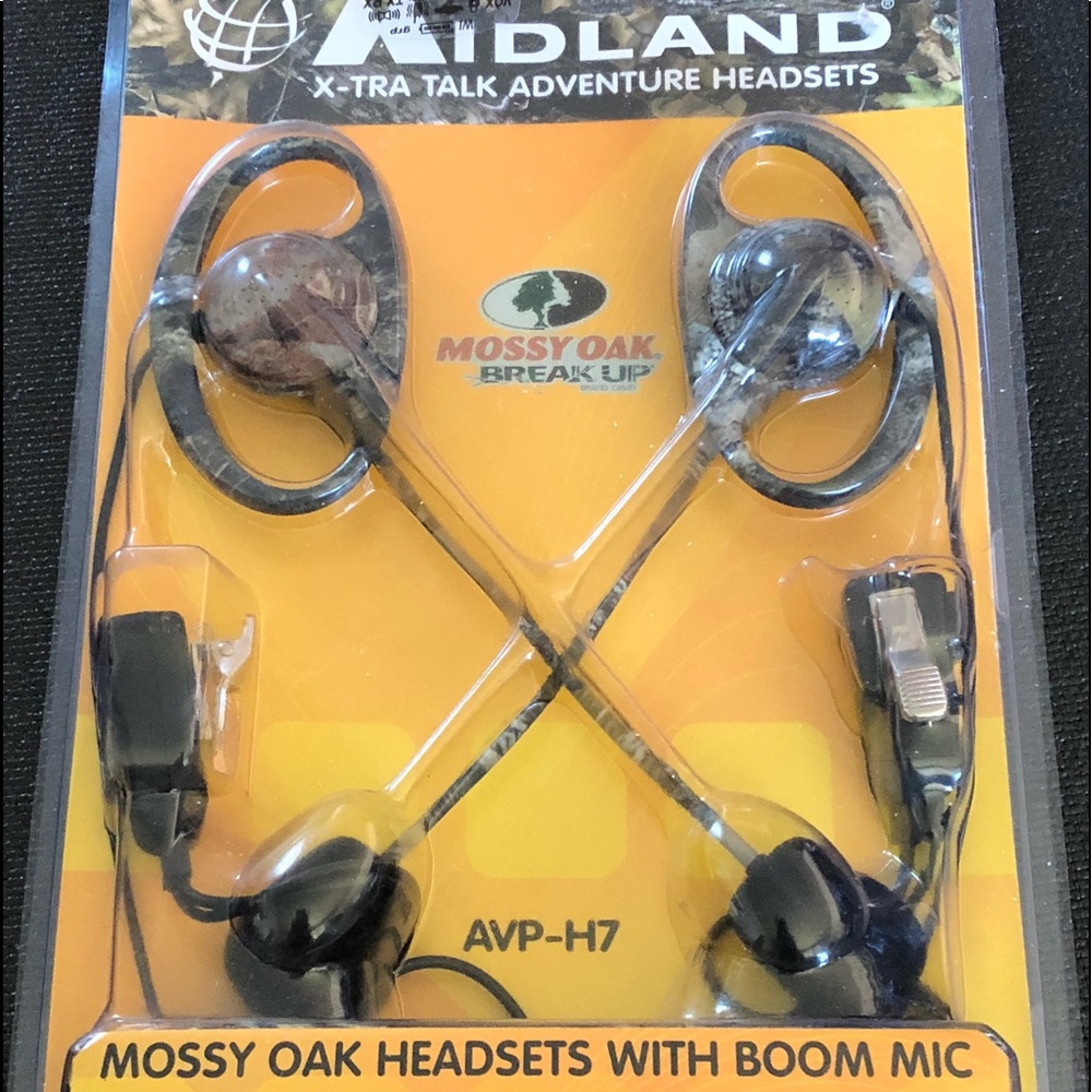 MIDLAND Mossy Oak headsets with Boom Mic